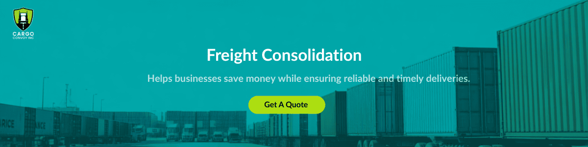 what is freight consolidation​